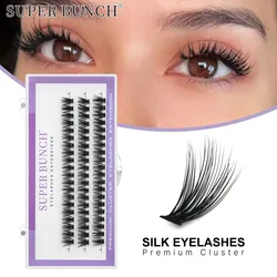 Super Bunch Mink Eyelashes Extensions Natural Eyelash Cluster 3D Russian Volume Individual Makeup Tools Soft Lashes Cilia DIY