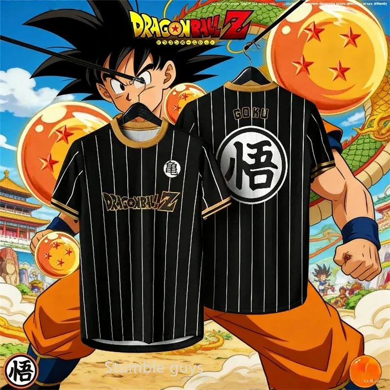 Herren Dragon Ball T-Shirt Jungen Kleidung Mädchen Basketball Trikot Goku Kakarot Damen Super Saiyan Sportshirt