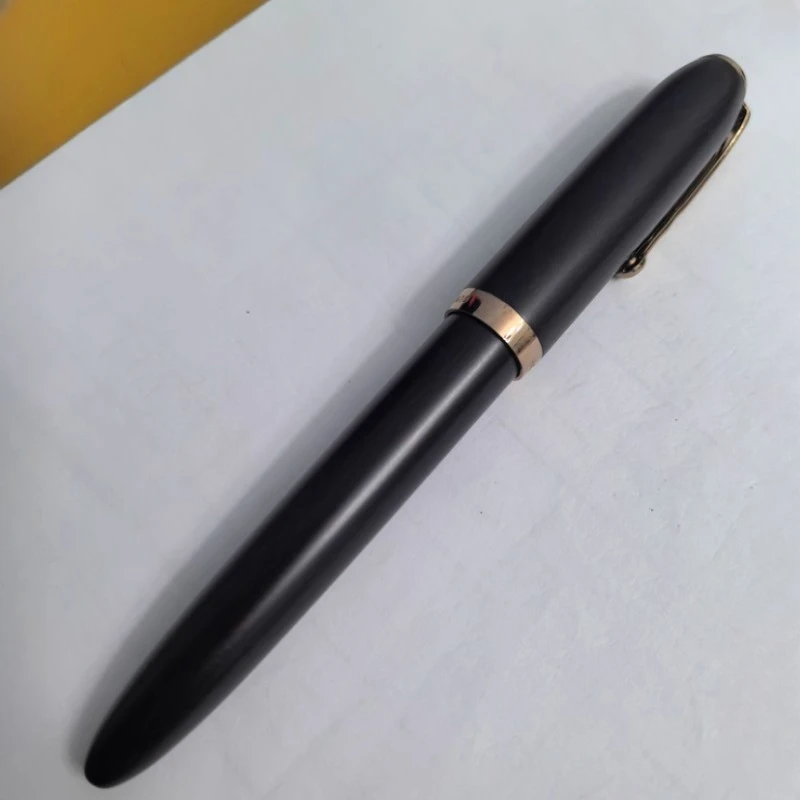 

2025 Hongdian Black Wood Fountain Pen F EF 0.38 0.5 Nib School Supplies Calligraphy Pen Authentic Quality Writing Smooth Gift