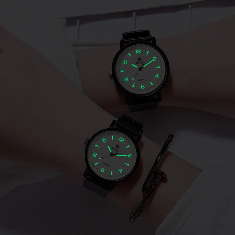 Reloj de cinturón de alta gama para hombres, moda fresca, informal, estilo coreano, artístico, Retro, negocios, estudiantes de secundaria, un par de amantes