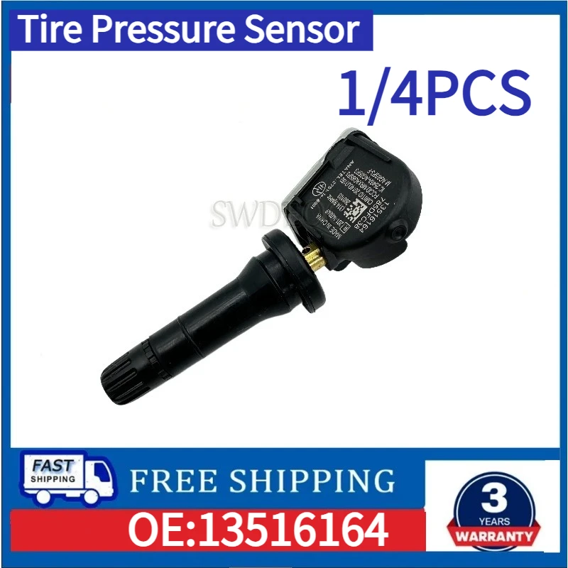 1/4PCS 13516164 for 2018-2023  Chevrolet Equinox Tire Pressure Sensor for GMC Sierra Yukon Cadillac Camaro Bolt EV TPMS Sensor view 6