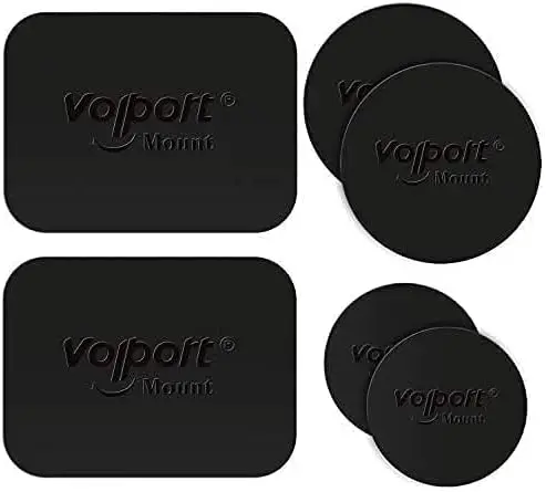 Magnetische telefoonplaat 6-pack, 3M zelfklevende metalen pad voor automontage Dashboard Vent CD-voorruithouder