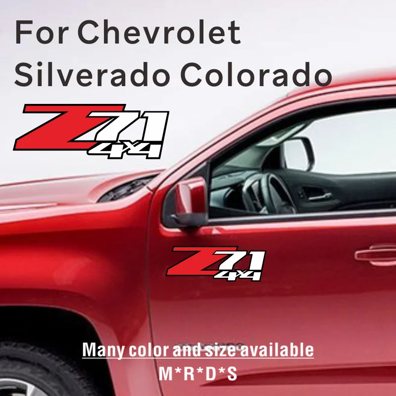 

Z71 4x4 Decor Sticker For Chevrolet Colorado 1500 2500 Z71 Car Tailgate Bed Side Vinyl Decal Cover Auto Accessories
