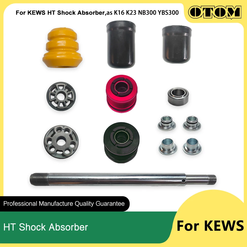 Motocicleta para KEWS HT HTW amortiguador suspensión varilla sello soporte cojinete inferior buje pistón bolsa de aire K16 K23 NB300 YBS300