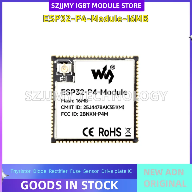 The ESP32-P4 development board and ESP32-C6 module support both WIFI and Bluetooth