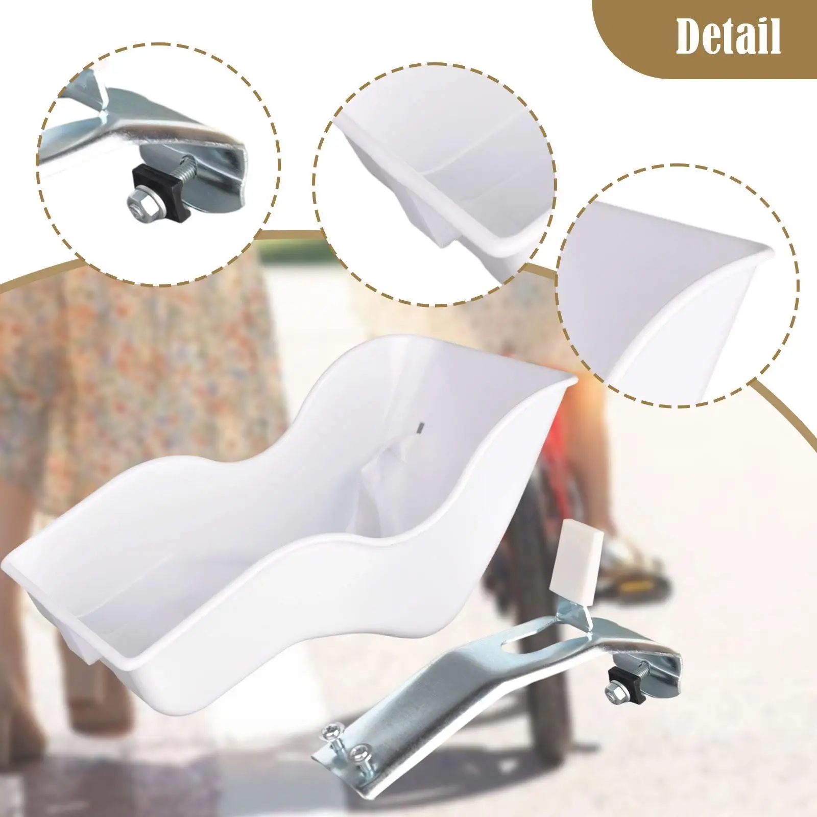 Kids Bicycle Doll Seat Carrying Chair Holder, Boys Girls Children Bike Back Stuffed Animal Seat Decoration for Toy view 5
