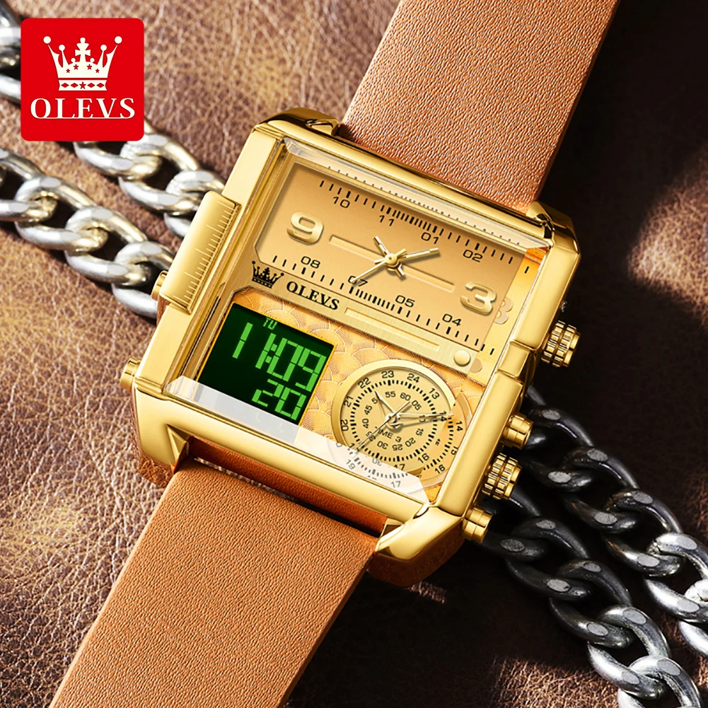 OLEVS 1101 Reloj de pulsera de - Men'S Fashion Zone reseña y precio