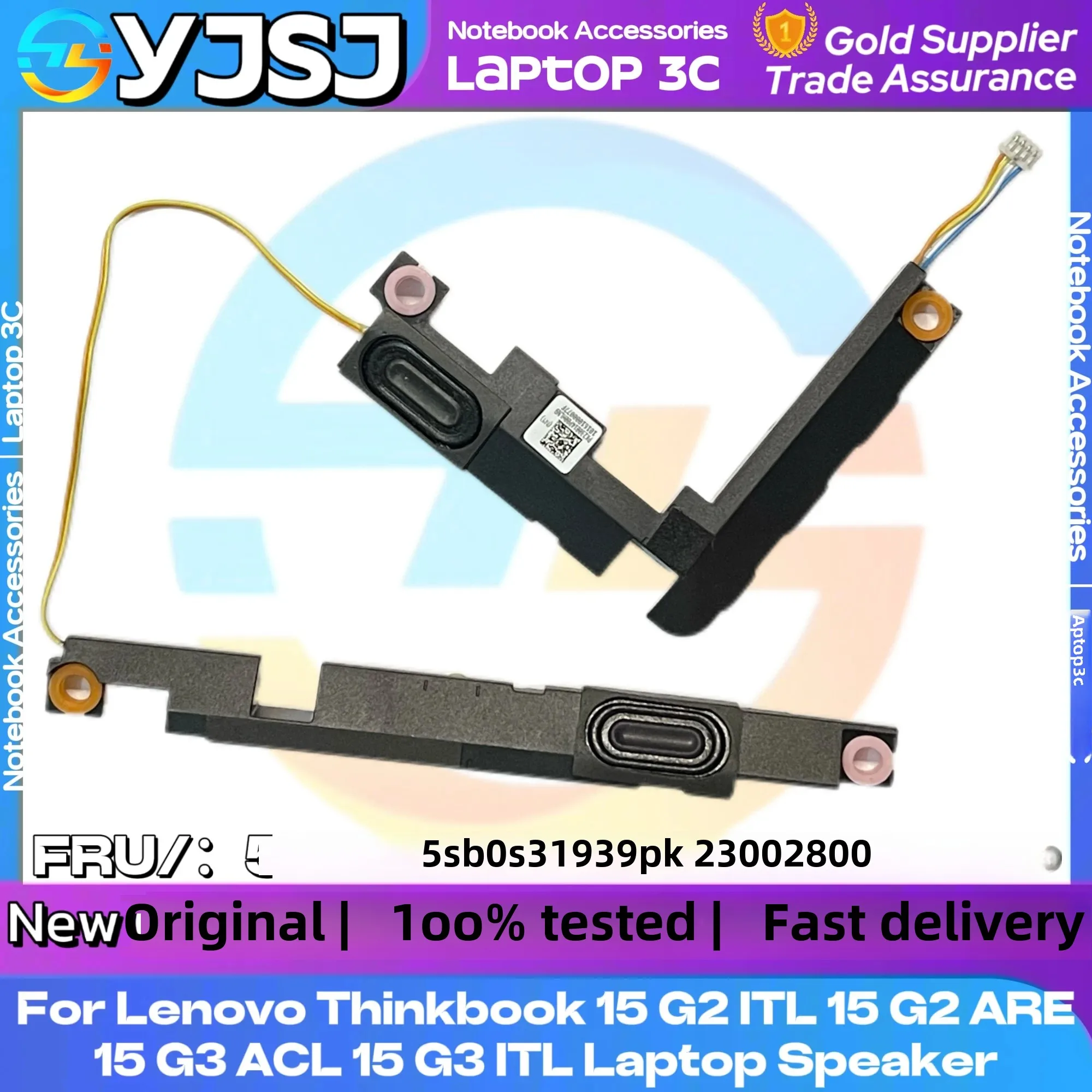 

New Original Laptop Built In Speaker For Lenovo Thinkbook 15 G2 ITL 15 G2 ARE 15 G3 ACL 15 G3 ITL Built In Speaker S5SB0S3193