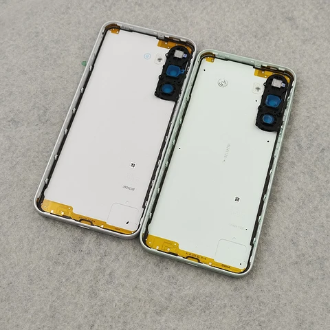 Задняя крышка батарейного отсека для Samsung Galaxy A16 4G A165 SM-A165F, задняя панель, дверной корпус, запасные части с рамкой объектива камеры