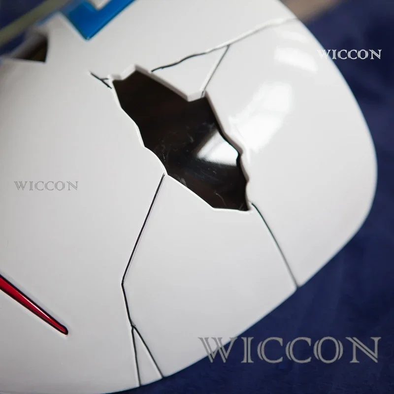 أنيمي أغمق من الأسود Hei الراتنج قناع تأثيري كسر الوجه المبتسم أقنعة الطيف هالوين الهيكل العظمي للجنسين الدعائم الملحقات