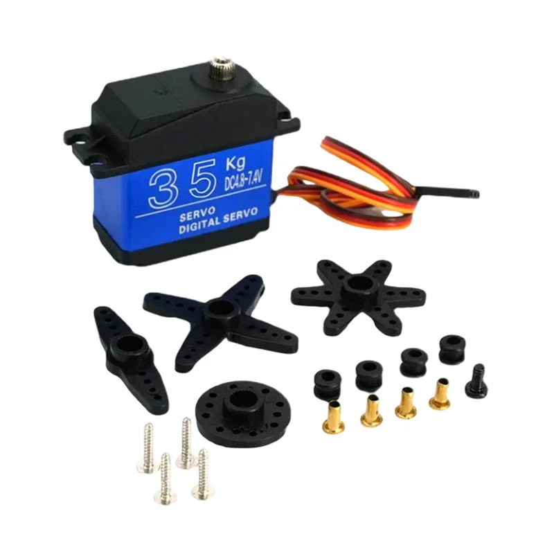 High Torque Metal Gear Digital Servo 20KG 25KG 30KG 35KG 180 Degree For RC Car Robot Airplane Drone Robot Mechanical Arm DIY