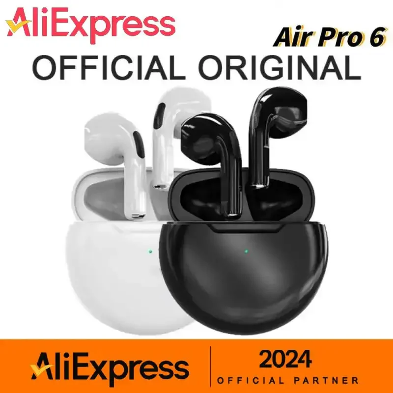 Air Pro 6 TWS Wireless Bluetooth Earphones Pods Earbuds Earphone Headset For Xiaomi Android IPhone Headphone Original