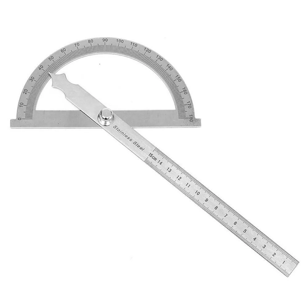 

Daily Measurement Needs Angle Gauge Tool Accurate Measurement Instrument 180 Degree Ruler 0-180 Degree Rotation
