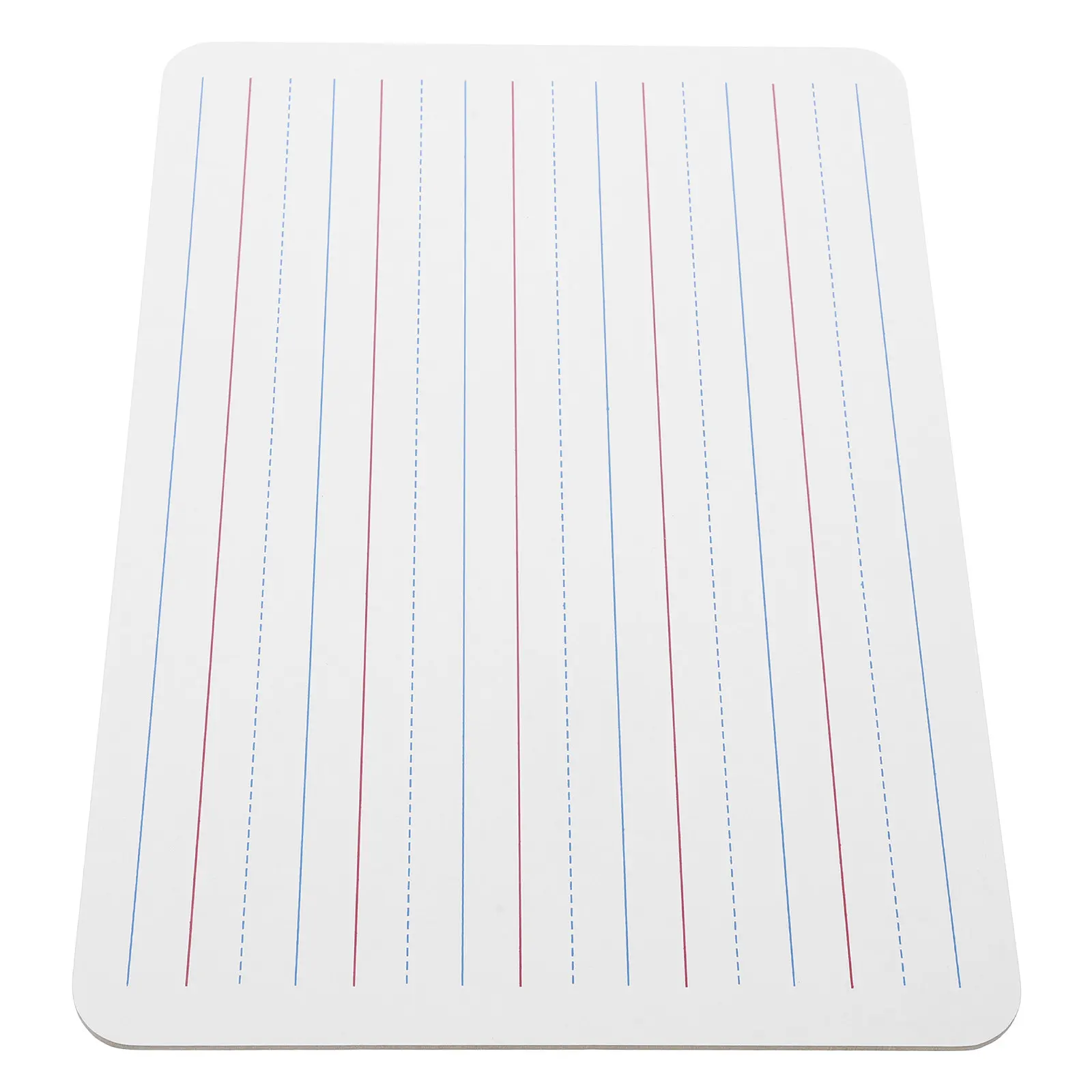 

Small Handheld Dry Erase Whiteboard for Children Double-Sided Lined Writing Board Four-Line Three-Space Layout Learning