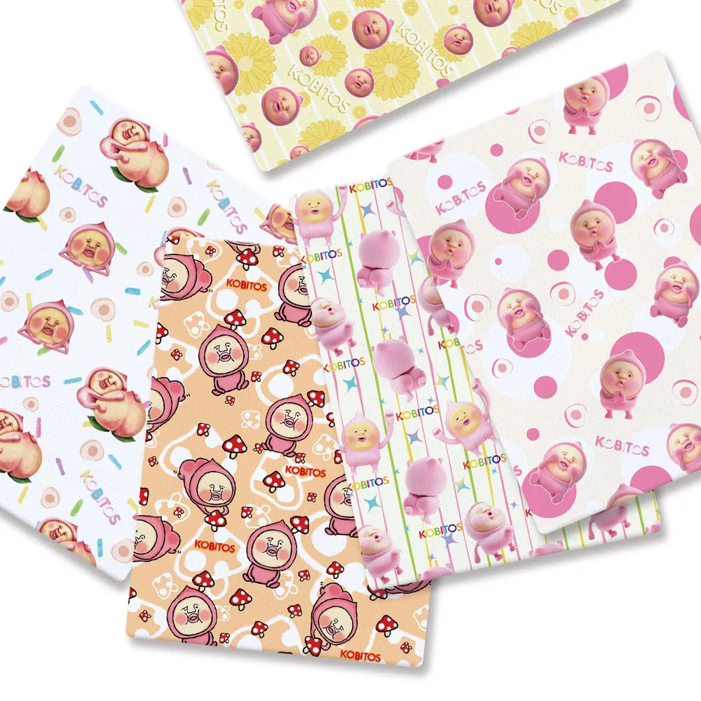 Cartoon Fabric Hot Diy140*50Cm Handmade Sewing Patchwork Quilting Baby Dress Ho…