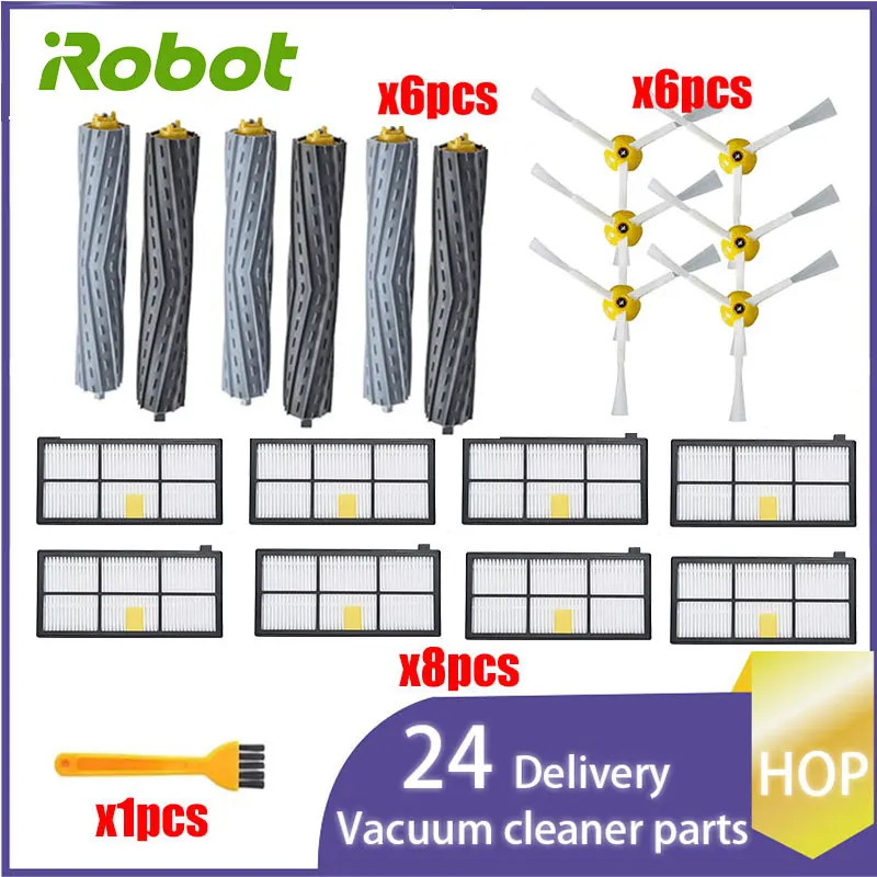 Per irobot roomba accessori 860 865 866 870 871 980 960 966 981 pezzi di ricambio Vacuum Vleaner Brush Cyclone i robot filtro Hepa