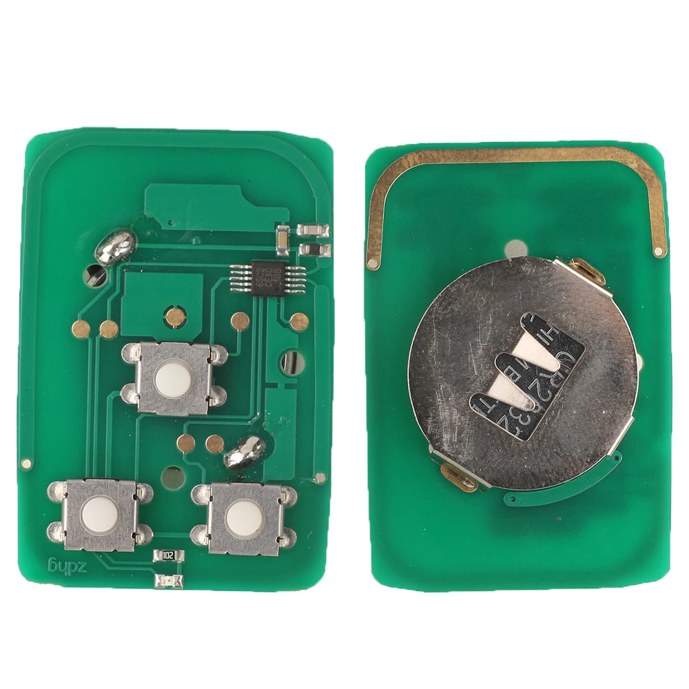 Jingyuqin-مفتاح سيارة عن بعد ، بطاقة ذكية ، فوب لتويوتا كورولا ، 2 أزرار بالإضافة إلى 1 أزرار ، 58 ميجا هرتز