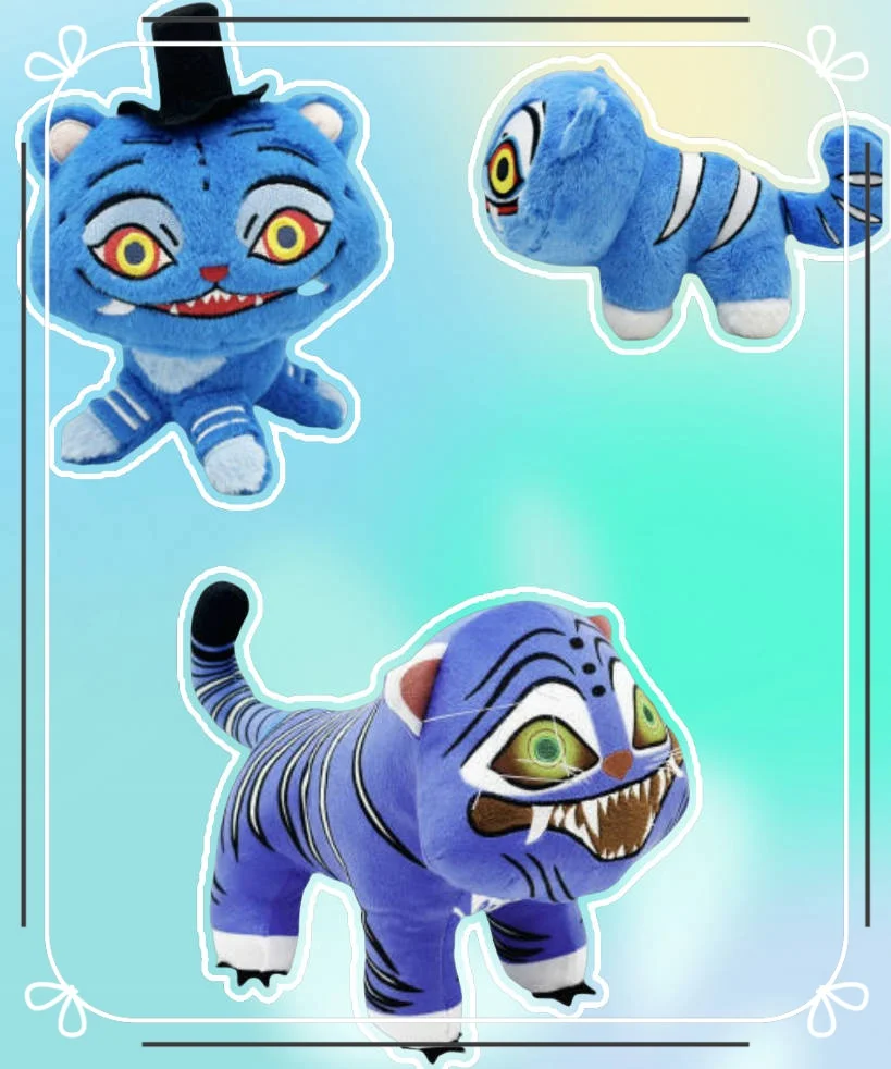 

New Kpop Demon Hunters Bird Tiger Cartoon Plush Toy Decorative Stuffed Animal Kids Gift Home Decor Collectible Soft Tiger Doll