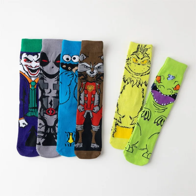 New Baby Socks Solid Kids Infant Girls Boys Cartoon Clown Knee High Sock Toddler Girl Cotton Long Sock for Children K205