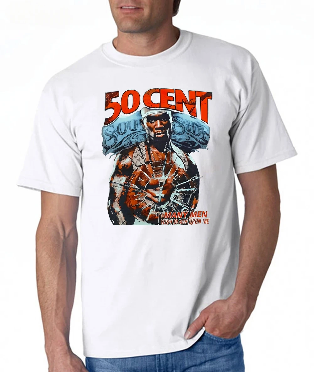 Mens Funn cotton tshirt men summer fashion t-shirt euro size New 50 Cent Get Rich Or Die Tryin Unisex T Shirt