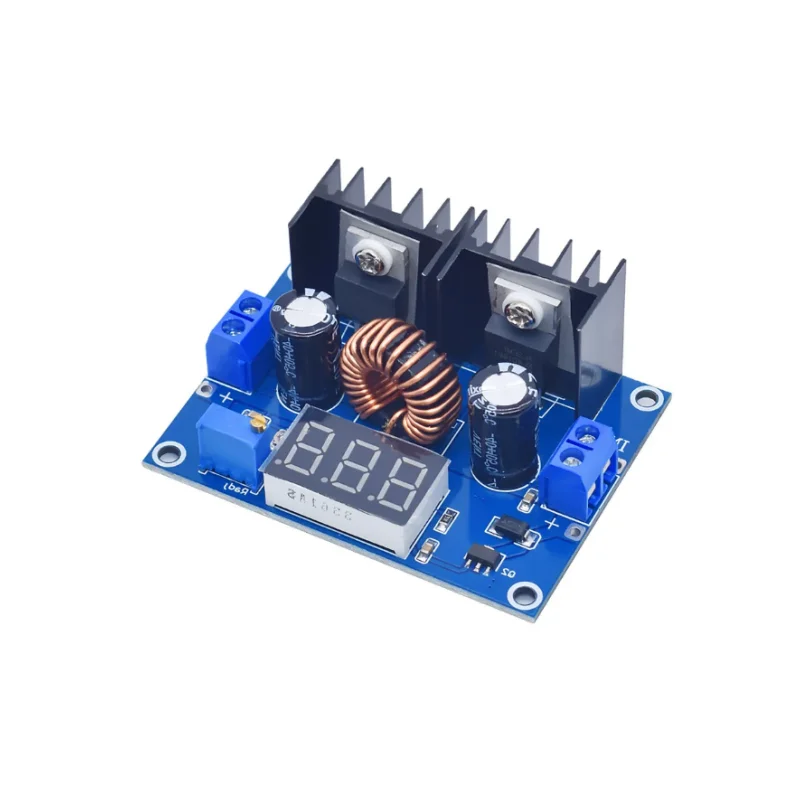 MH-ET Live voltímetro LED, PWM ajustável 4-36V para 1.25-36V Step-Down Board Module, XL4016 8A 200W DC-DC Módulo de queda de energia