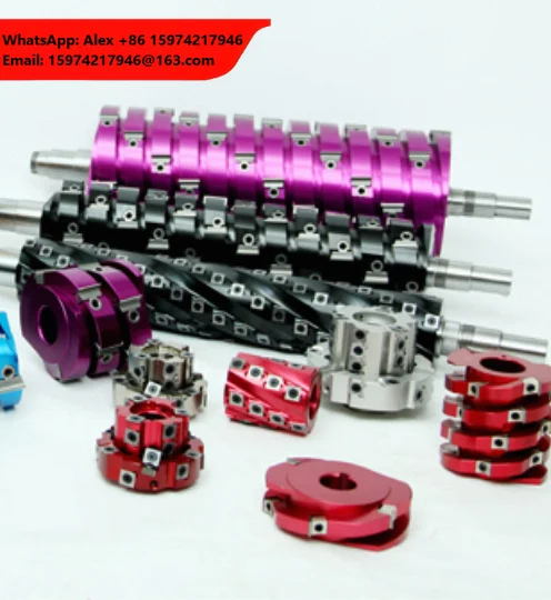 China Factory OEM Woodworking Planer Machine Shaft Helical Spiral Cutter Head Wood Helical Spiral Cutter Head
