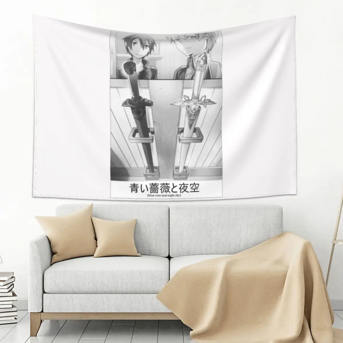 

Sword Art Online: Alicization - Blue Rose and Night Sky Sword T-Shirt Tapestry