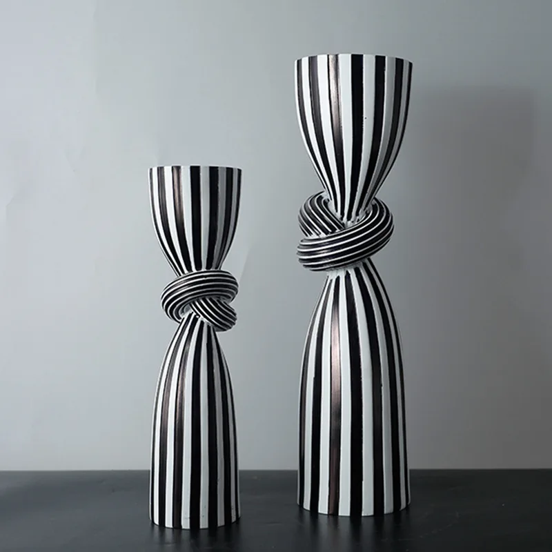 الإبداعية مخطط الشمعدان زخرفة غرفة المعيشة المنزلي زخرفة الراتنج الحرف مكتب #4