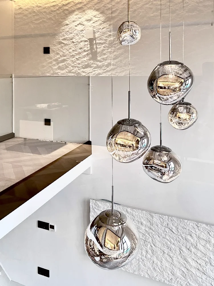 

Modern Nordic Lava LED Ceiling Pendant Light Hanging Lamp for Kitchen Island in Restaurant and Foyer Lighting Decoration