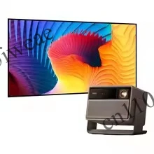 Home Projector Tri-color Laser 4K DLP Projector Ultra HD 3200 ISO Lumens Zoom Harman Kardon Beam Sound