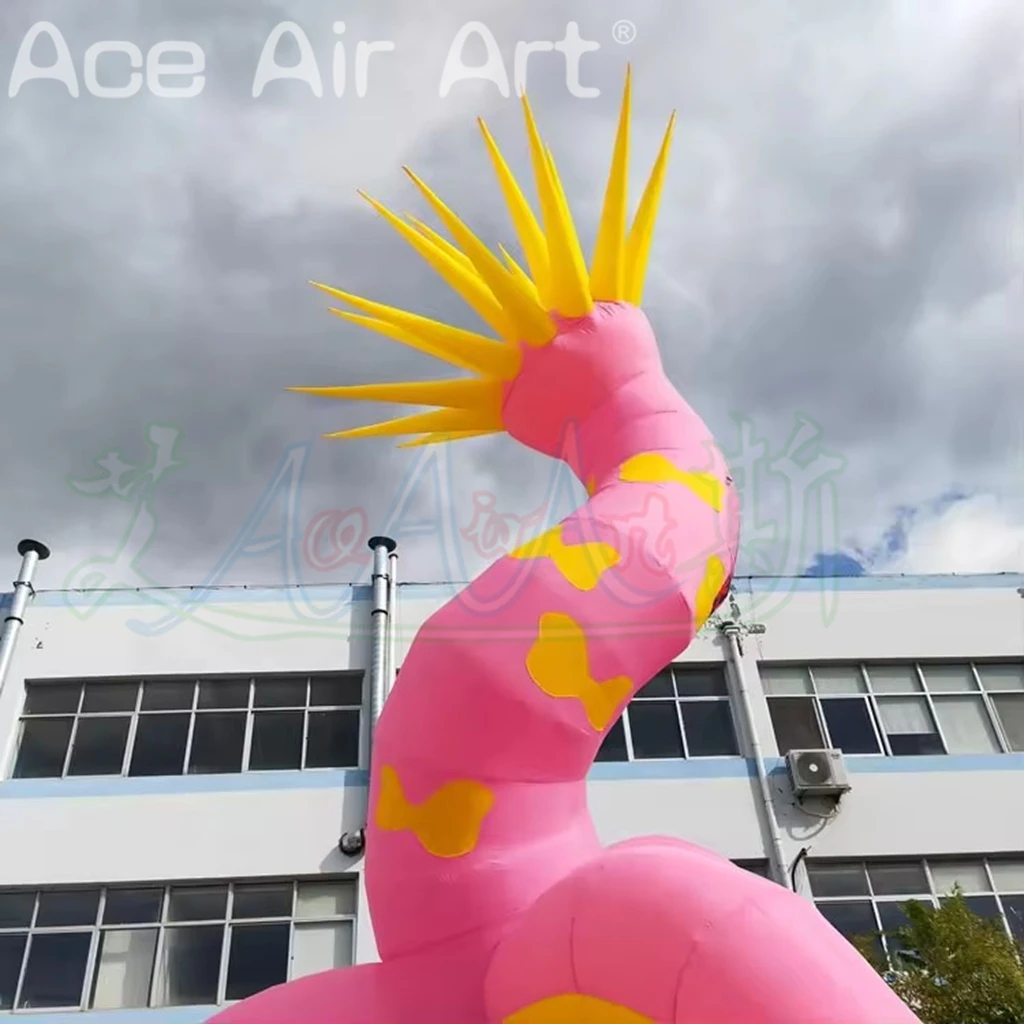 Gigantische buiten zee anemoon opblaasbare reclame bloem indrukwekkende zeebloem opblaasbaar voor buitenadvertenties