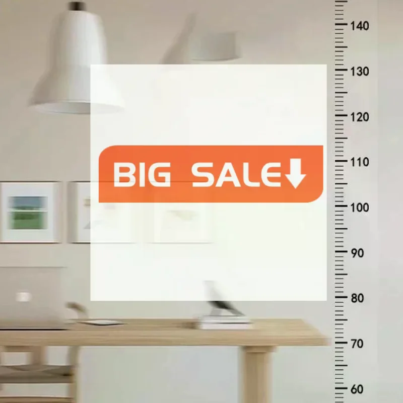 1Pcs PVC Height Growth Chart Wall Sticker Removable Writeable Measuring Ruler For Bedroom Playroom Nursery Decor