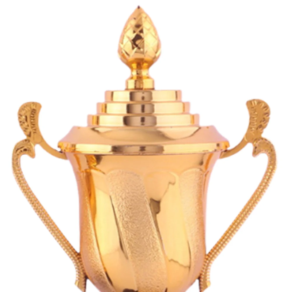 Troféu de ouro com altura de 17,5/22 cm, troféu de jogo com alça e base, troféu de competição esportiva para torneios de campionados
