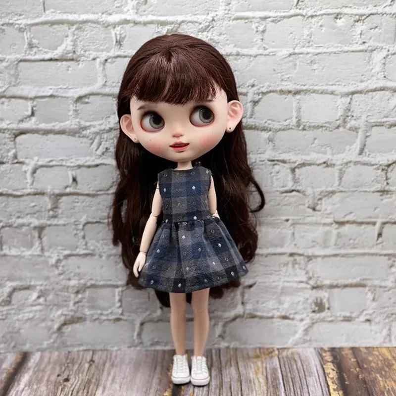 BBIKG341 새로운 스타일 맞춤형 인형 옷 티셔츠 코트 바지 (bb fr ob24 ob27 pp liccaa 블라이스 인형용)
