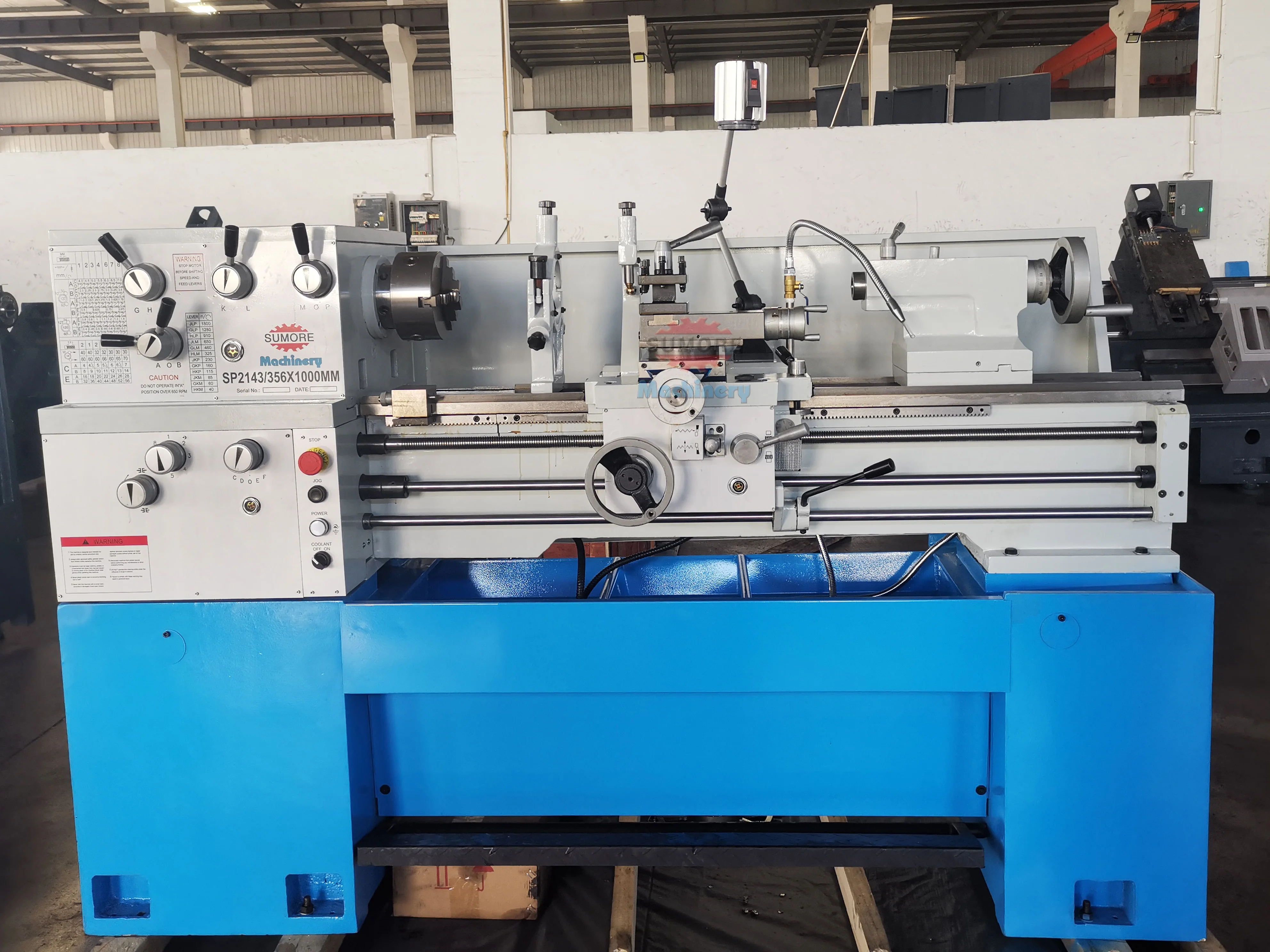 Hot Sale SUMORE 1000mm Lathe Machine Metal Turning Machine Universal Metal Bench Lathe Machine for Sale SP2143