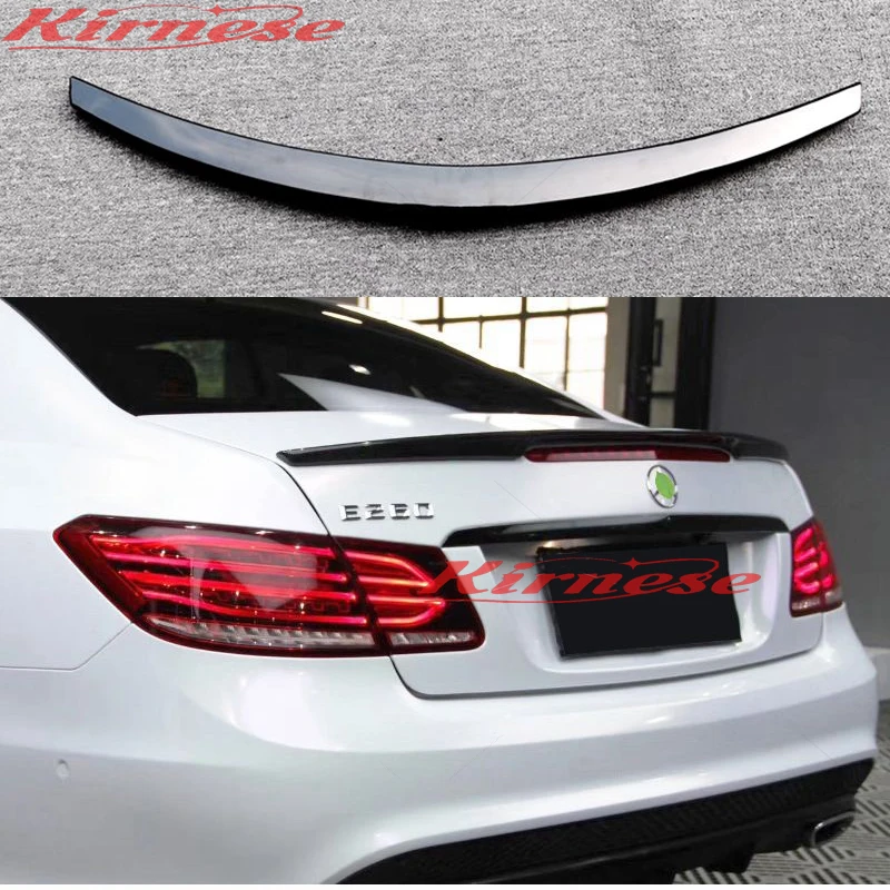 For Mercedes-Benz W212 w207 E-class 2 doors coupe Spoiler 2008-2015 ABS plastic Material Car Rear Wing Color Rear Spoiler