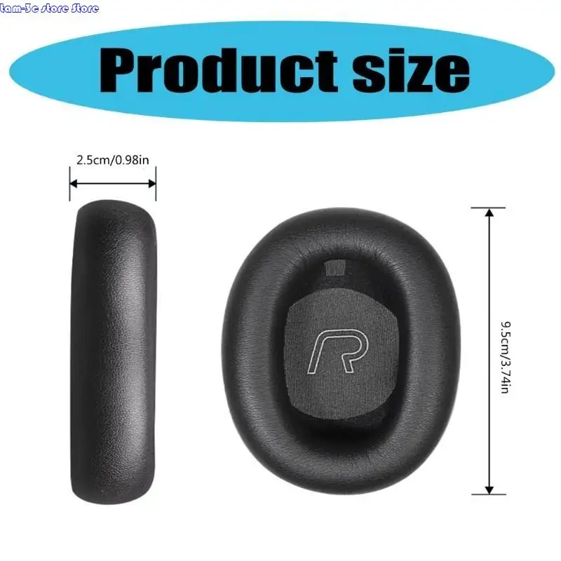 D0UA 단백질 가죽 이어 패드 W860NB 헤드셋을위한 소음 분리 귀 쿠션