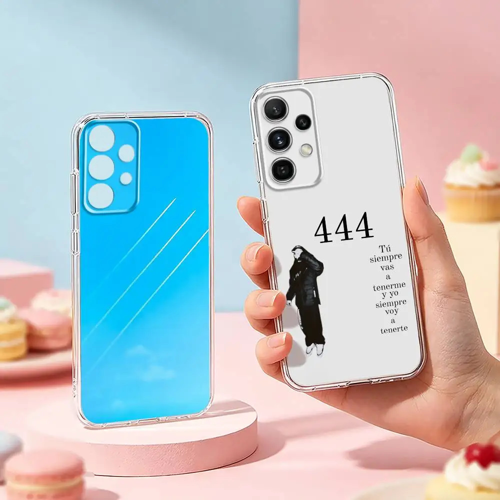 444 Singer Y-Yan B-Block phone Case For Samsung S25,24,21,22,23,30,Ultra,20,Plus,Fe,Lite,Note Transparent Cover