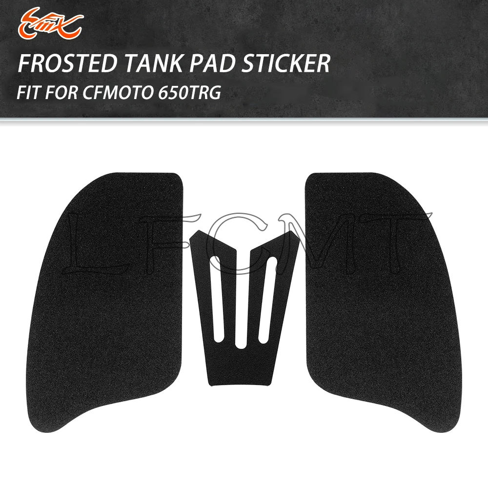 

Fit for CFMOTO 650TRG 650 TRG Motorcycle Non-slip Side Fuel Tank Stickers PVC Frosted Tank Traction Pad Protector Sticekr
