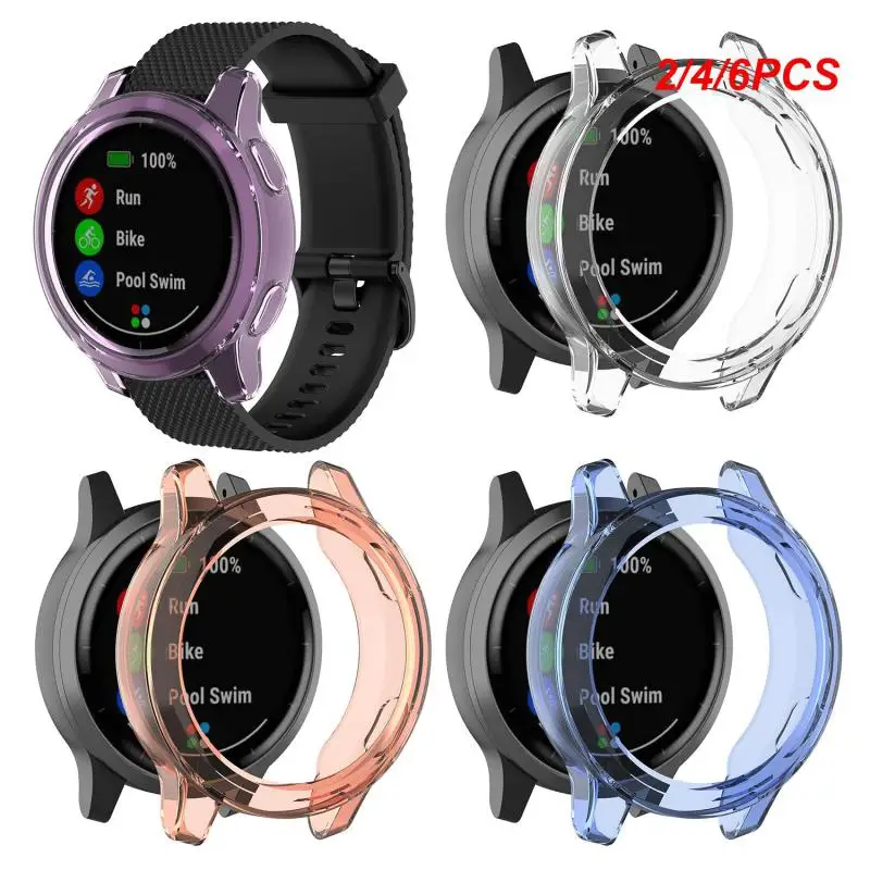 Funda protectora para reloj inteligente Garmin Vivoactive 4 piezas, carcasa delgada de TPU de alta calidad, 2/4/6 4S