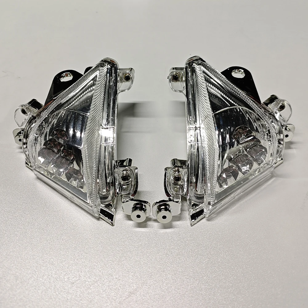 For KAWASAKI ZX-10R ZX10R 2004-2005 Front LED Turn Signal Indicator Light Blinker Lamp Motorcycle Accessories