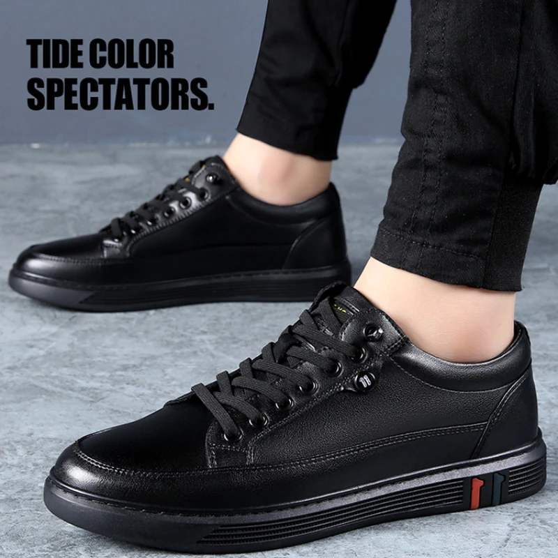 Outdoor Camping Hiking boat Shoes Men Leather Sports Sneakers Man Travel Casual trainers Leisure Walking Climbing Male Footwear