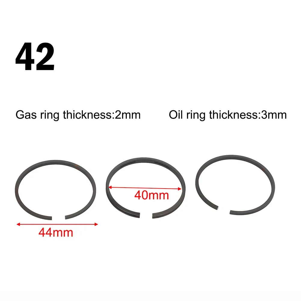 Air Compressor Piston+Piston Rings Parts Air Pump Accessories 42/47/48/51/65mm Workshop Equipment Power Air Tools Accessories