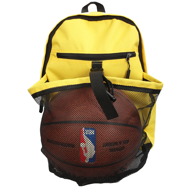 20-25L Portable Drawstring Basketball Backpack Mesh Bag , with Kettle Pocket  Rucksack Outdoor Sports Traveling Gym Yoga