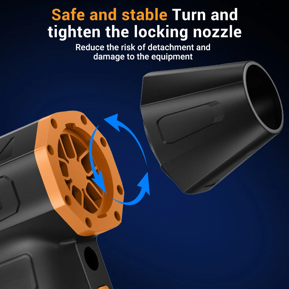 منفاخ هواء توربو جيت متعدد الوظائف ينفخ الرياح/نفخ الثلج/قابل للنفخ/إضاءة منفضة هواء كهربائية للكمبيوتر ولوحة المفاتيح والسيارة