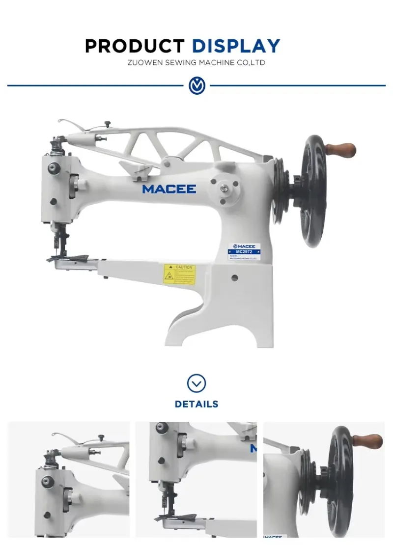 MC 2972 High Speed Single   Single Thread Cylinder Bed Industrial Sewing Machine Accessory for Special Shaped Fabric Sewing