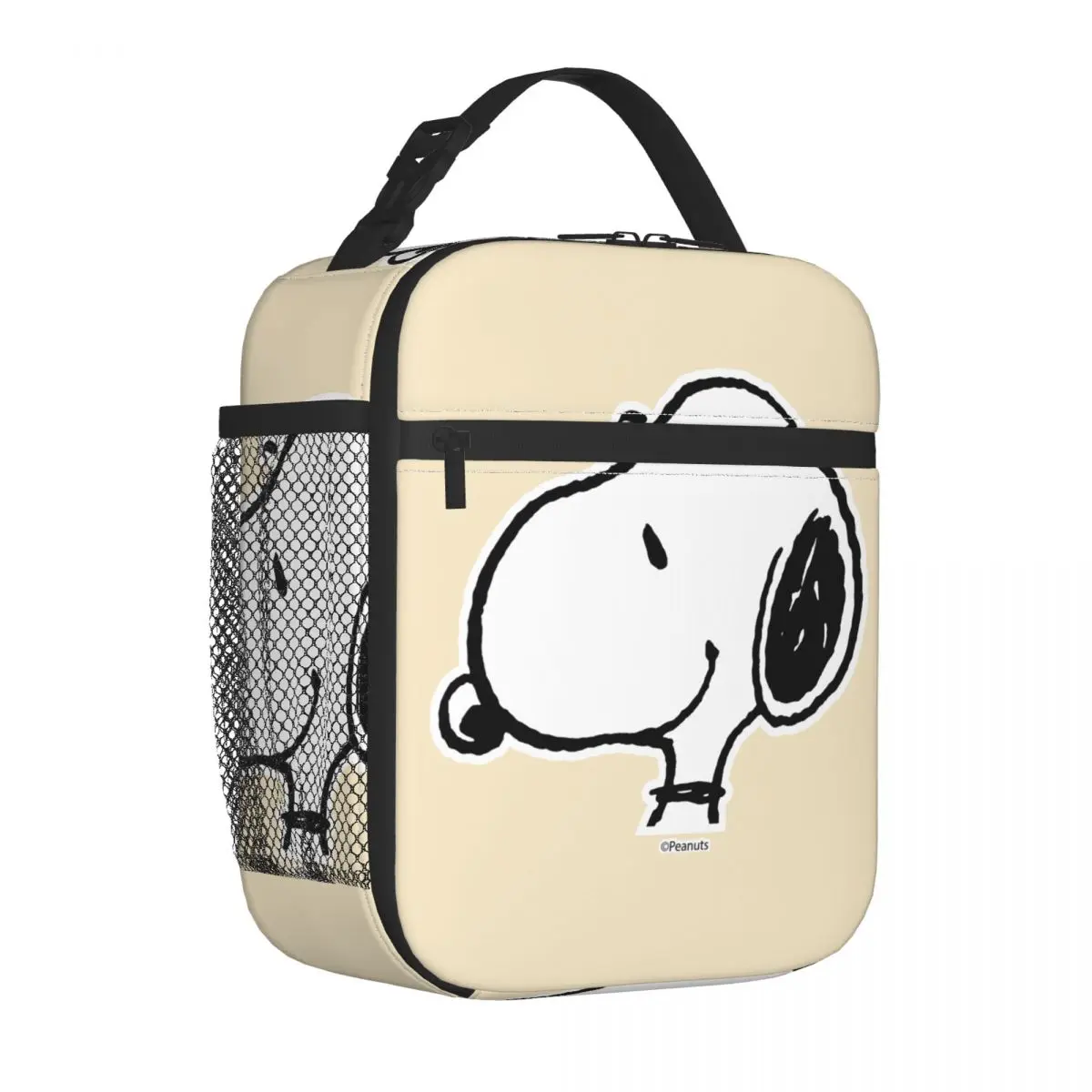 Snoopy Smile Cute Cartoon Insulated Lunch Bags Leakproof Lunch Container Thermal Bag Lunch Box Office Picnic Food Storage Bags