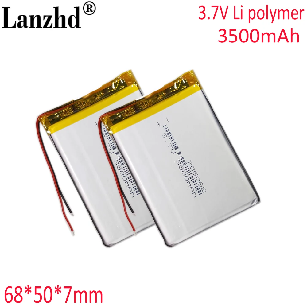 3.7v 3500mah Lithium Polymer Battery With Board For RG35XX Pda Digital Products 705068 705070 706070 755070 Battery