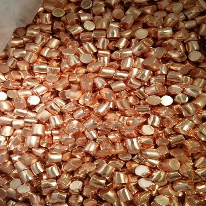 High-purity  particles Electrolytic copper particles Single crystal  Grain  blocks Copper particles