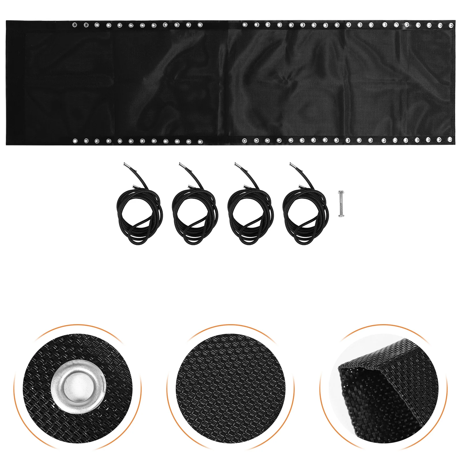 

1Set Outdoor Chair Replacement Fabric Heavy-Duty Nylon Rope Breathable Waterproof Mesh for Folding Lounge Patio Chaise Poolside